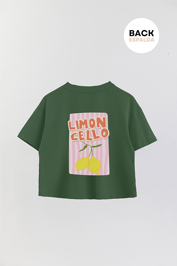 REMERA CROP FB RETRO IT LEMON
