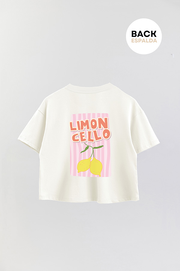REMERA CROP FB RETRO IT LEMON