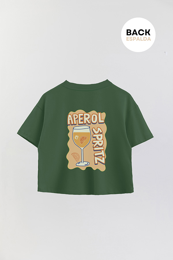 REMERA CROP FB RETRO IT APEROL