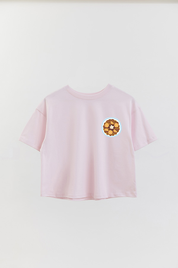 REMERA CROP FB ORANGE P10