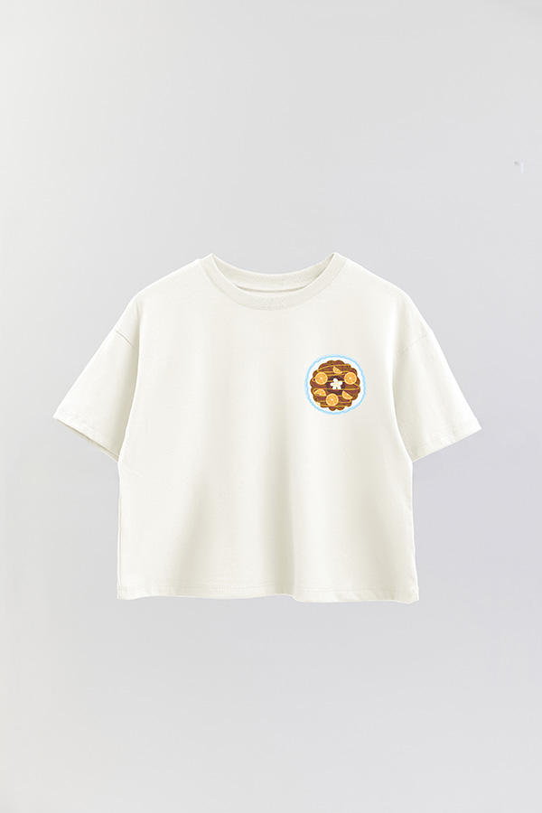 REMERA CROP FB ORANGE P10