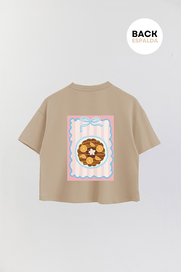REMERA CROP FB ORANGE P10