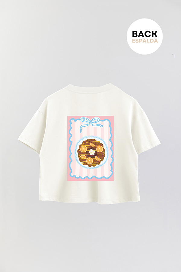 REMERA CROP FB ORANGE P10