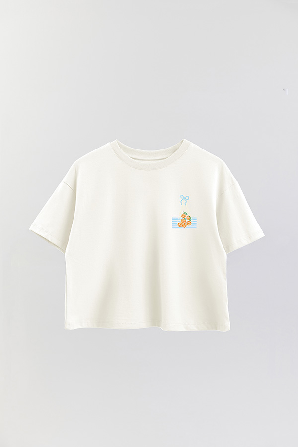 REMERA CROP FB ORANGE P6