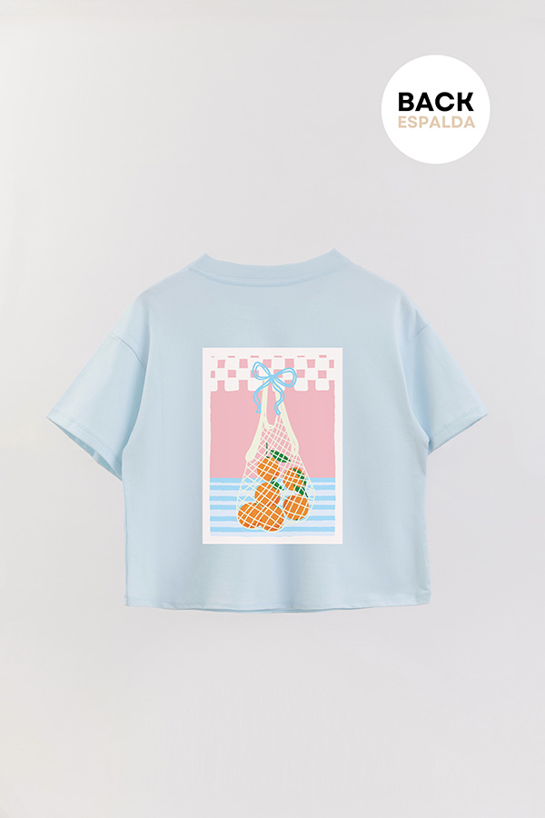 REMERA CROP FB ORANGE P6