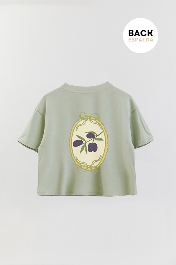 REMERA CROP FB OLIVE P9