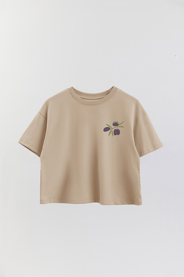 REMERA CROP FB OLIVE P9