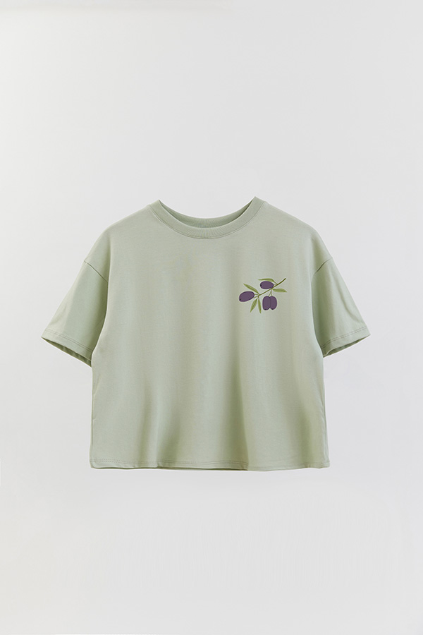 REMERA CROP FB OLIVE P9