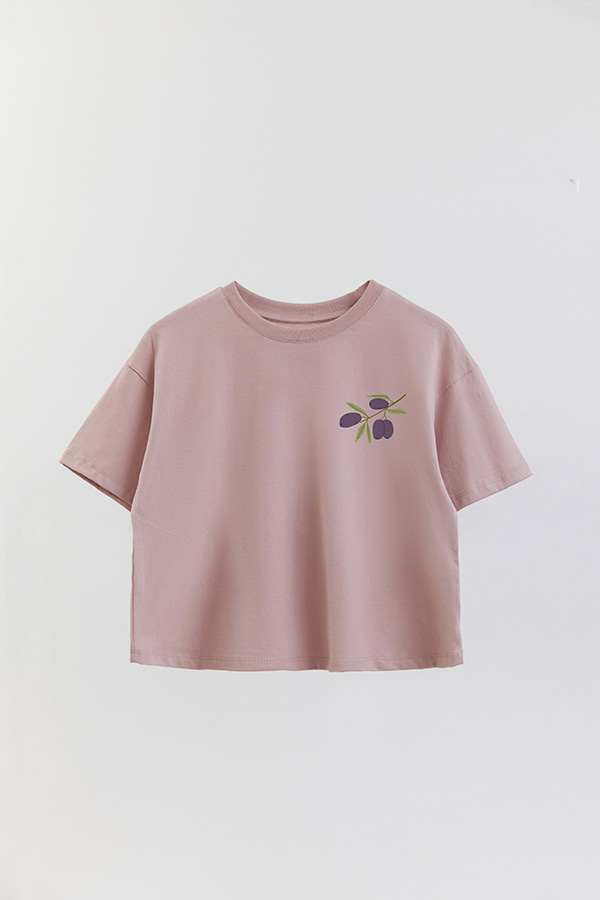REMERA CROP FB OLIVE P9