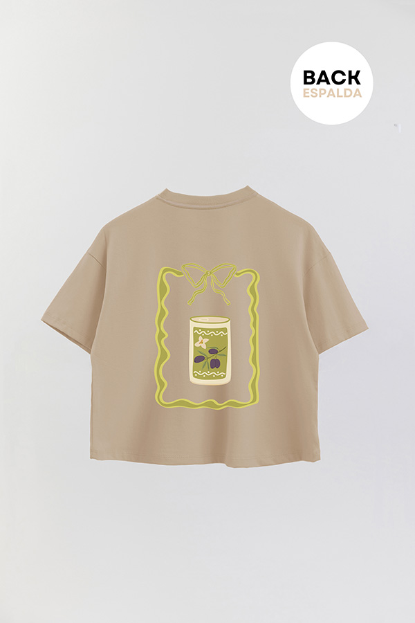 REMERA CROP FB OLIVE P7