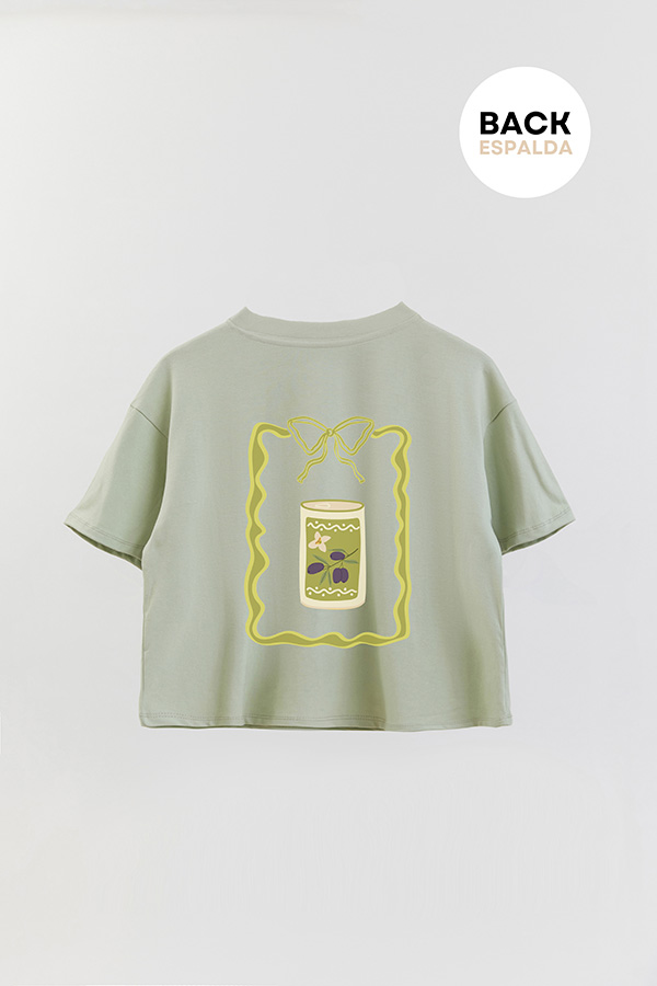 REMERA CROP FB OLIVE P7