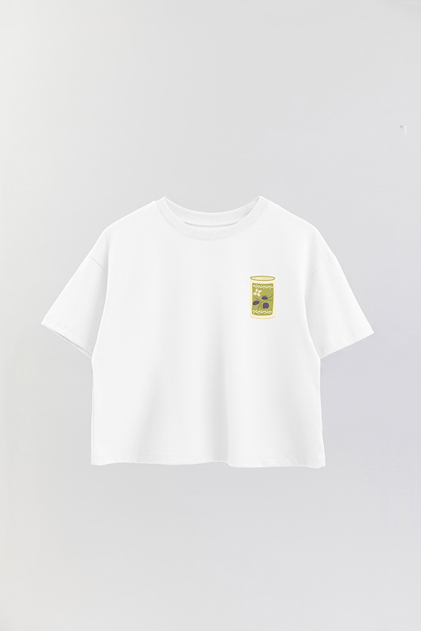 REMERA CROP FB OLIVE P7