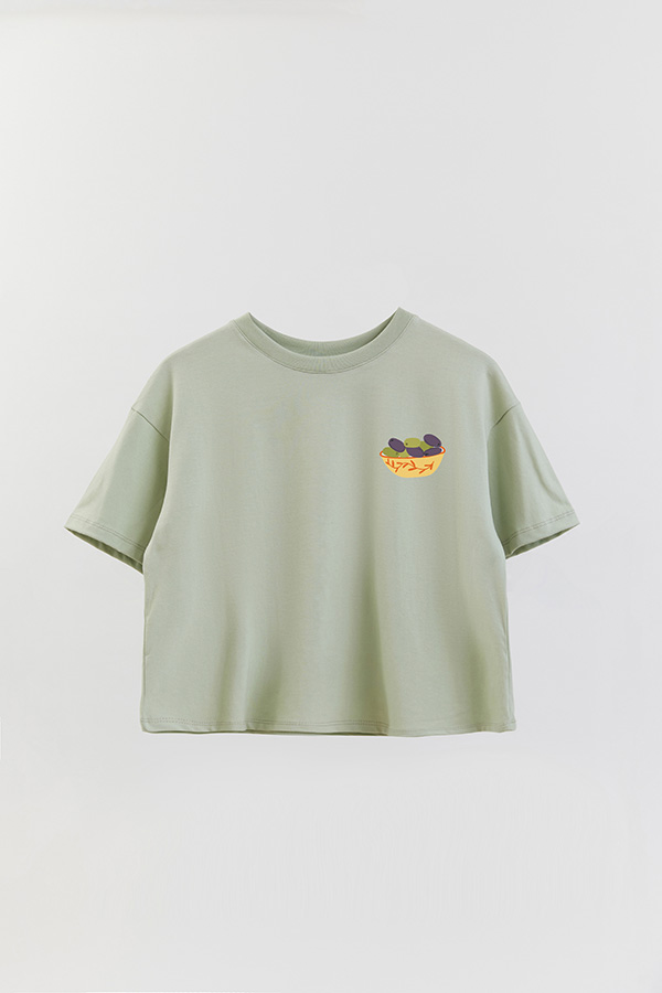 REMERA CROP FB OLIVE P5