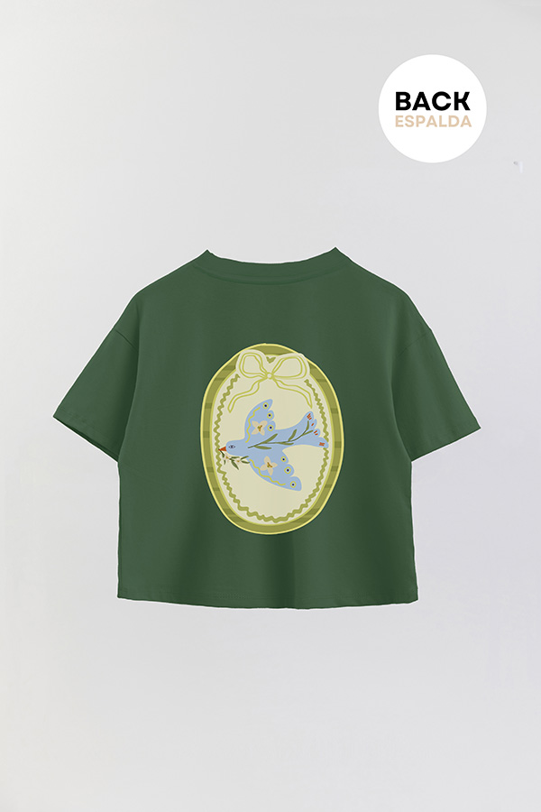 REMERA CROP FB OLIVE P3