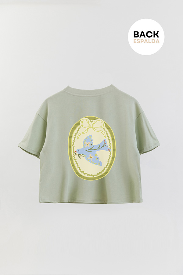 REMERA CROP FB OLIVE P3