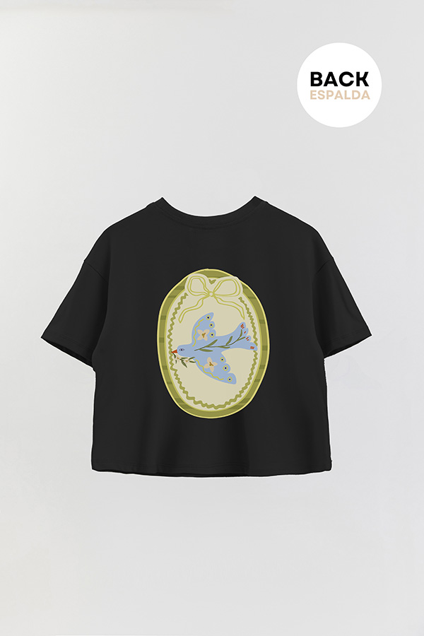 REMERA CROP FB OLIVE P3
