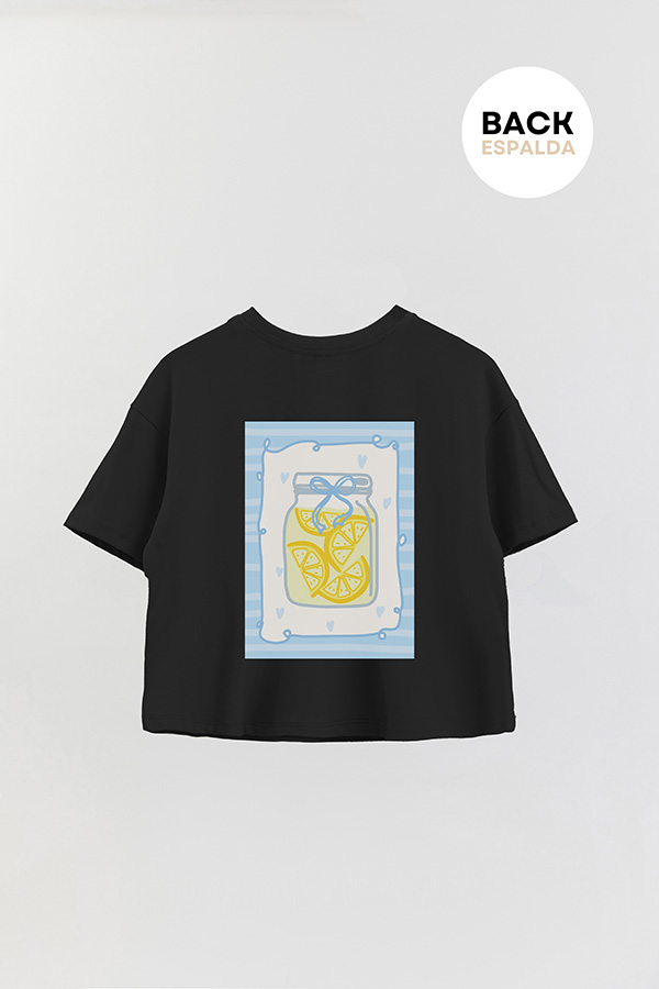 REMERA CROP FB LEMON P6