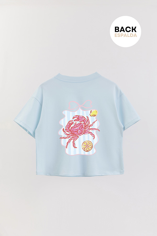 REMERA CROP FB COASTAL P6