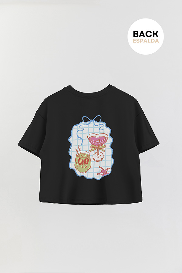 REMERA CROP FB COASTAL P5