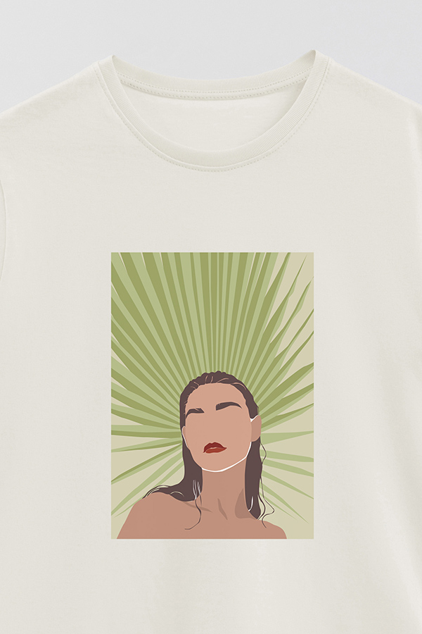 REMERA BASICA ESTAMPADA PORTRAIT 8