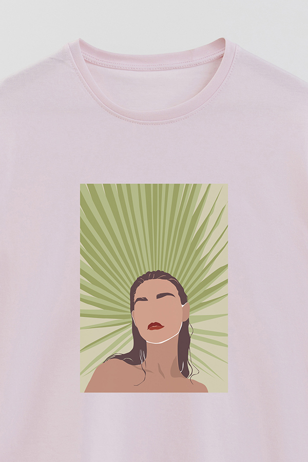 REMERA BASICA ESTAMPADA PORTRAIT 8