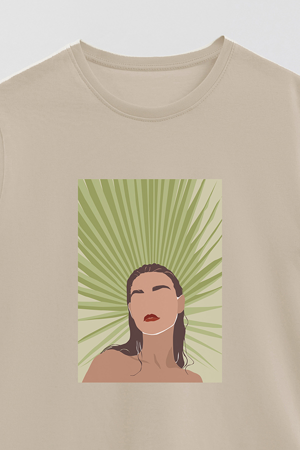 REMERA BASICA ESTAMPADA PORTRAIT 8