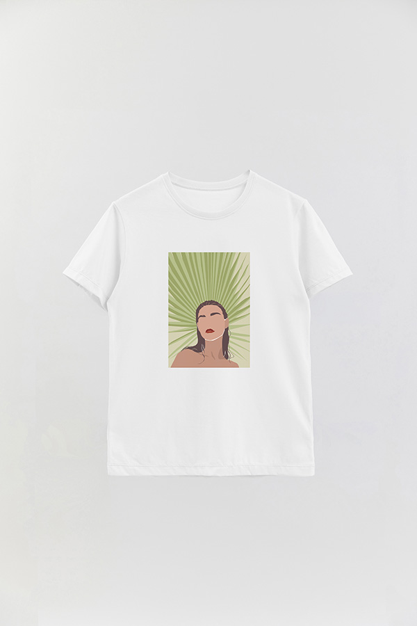 REMERA BASICA ESTAMPADA PORTRAIT 8