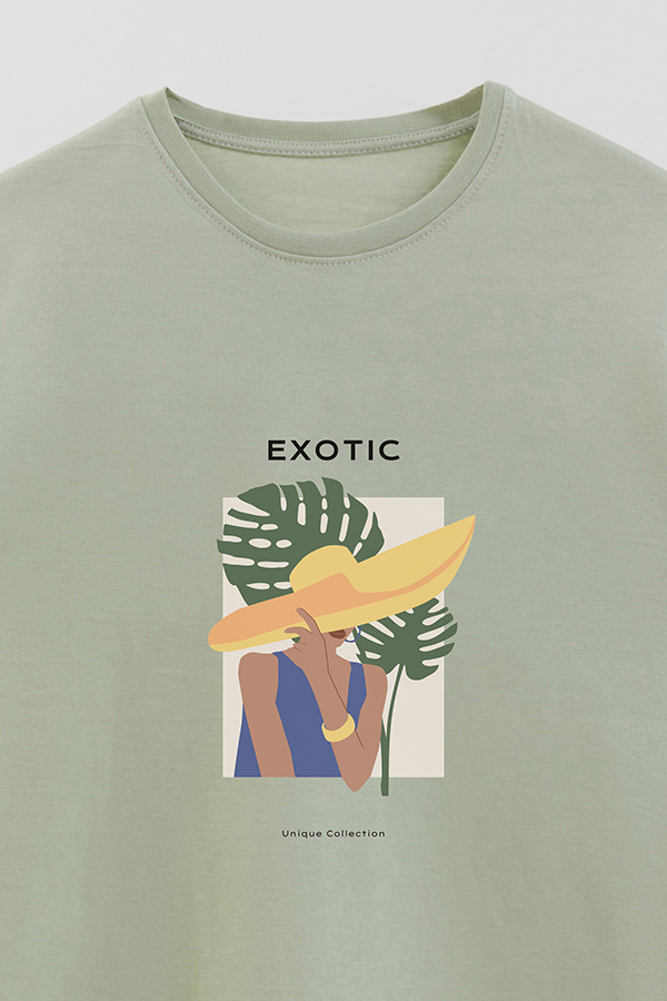 REMERA BASICA ESTAMPADA PORTRAIT 4