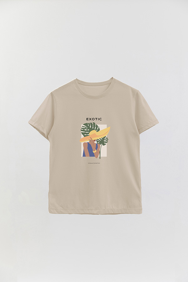 REMERA BASICA ESTAMPADA PORTRAIT 4