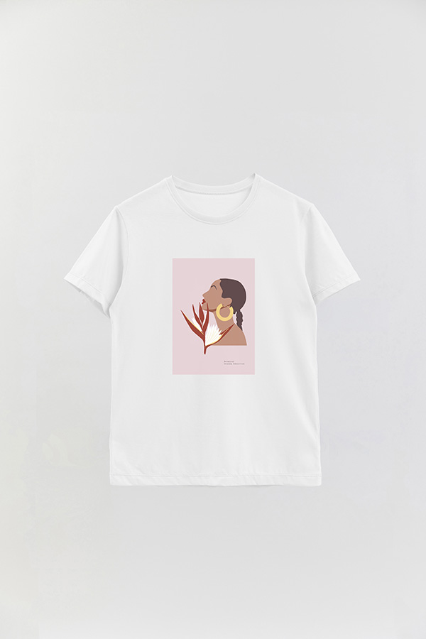 REMERA BASICA ESTAMPADA PORTRAIT 3