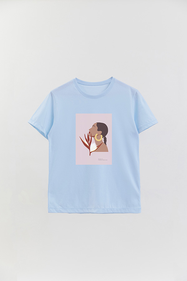 REMERA BASICA ESTAMPADA PORTRAIT 3