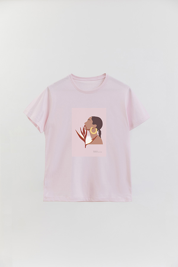 REMERA BASICA ESTAMPADA PORTRAIT 3