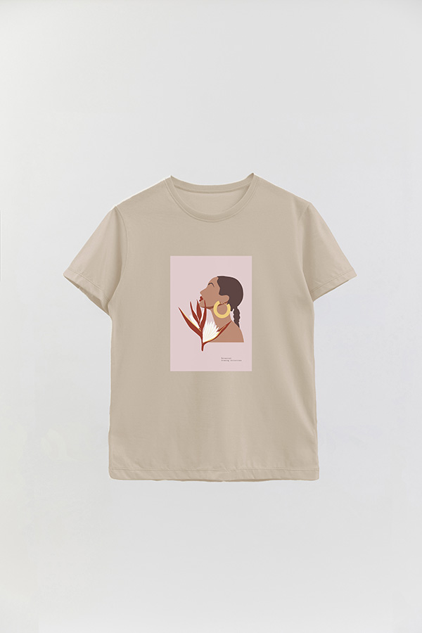 REMERA BASICA ESTAMPADA PORTRAIT 3