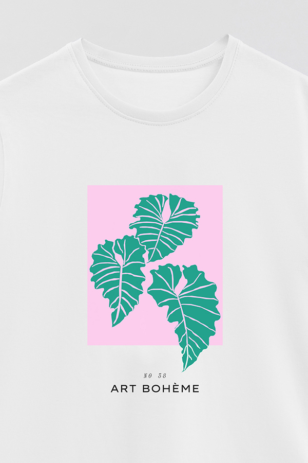 REMERA BASICA ESTAMPADA WILD NO38