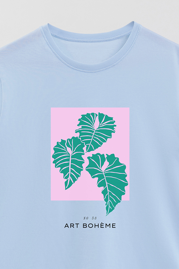 REMERA BASICA ESTAMPADA WILD NO38