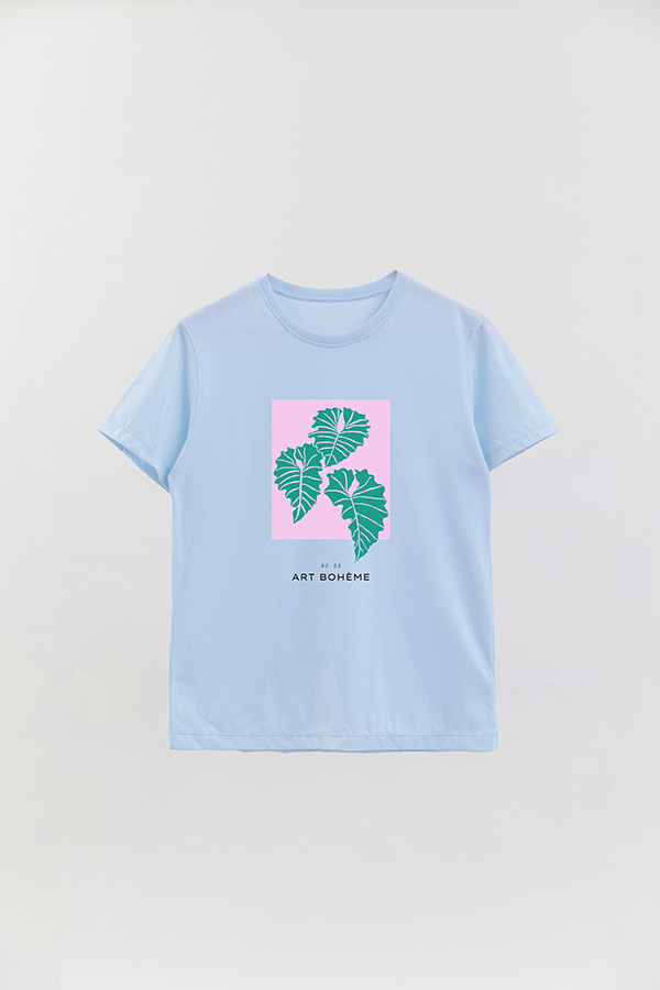 REMERA BASICA ESTAMPADA WILD NO38