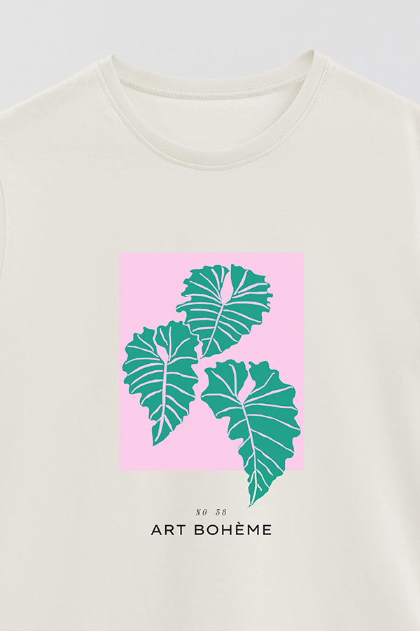 REMERA BASICA ESTAMPADA WILD NO38
