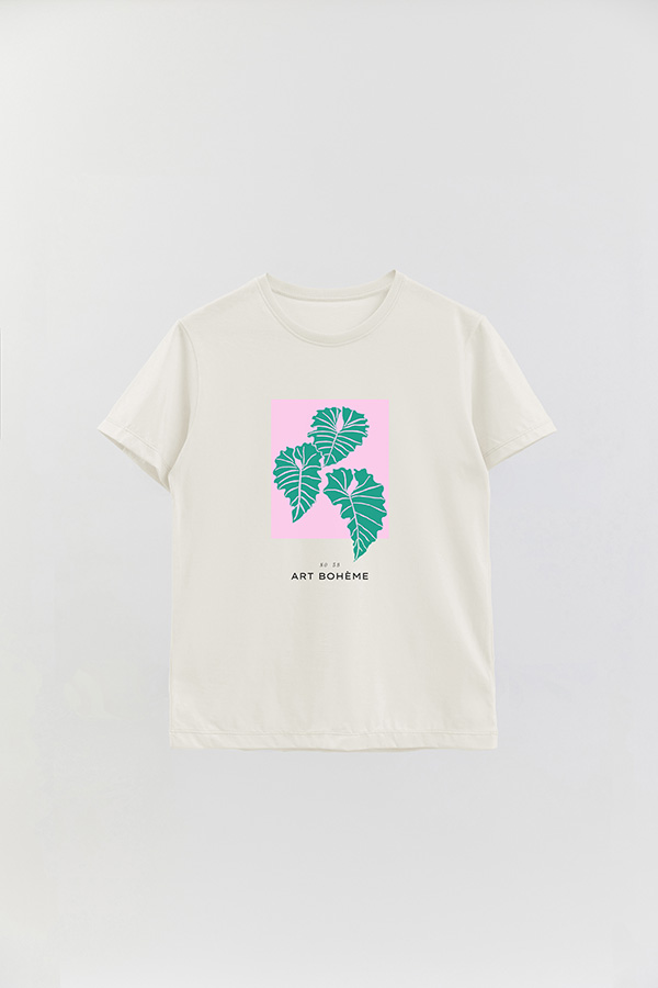 REMERA BASICA ESTAMPADA WILD NO38