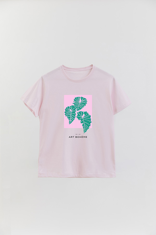 REMERA BASICA ESTAMPADA WILD NO38