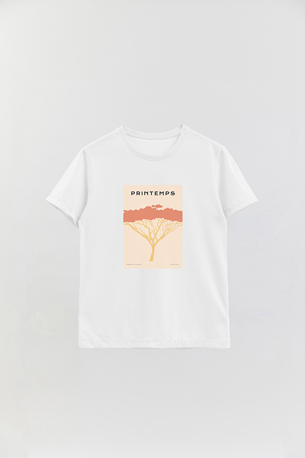 REMERA BASICA ESTAMPADA WILD NO16