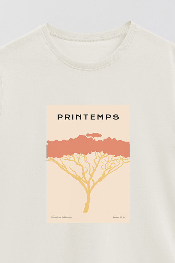 REMERA BASICA ESTAMPADA WILD NO16