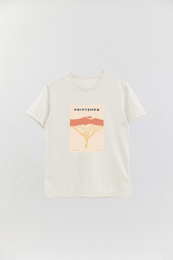 REMERA BASICA ESTAMPADA WILD NO16