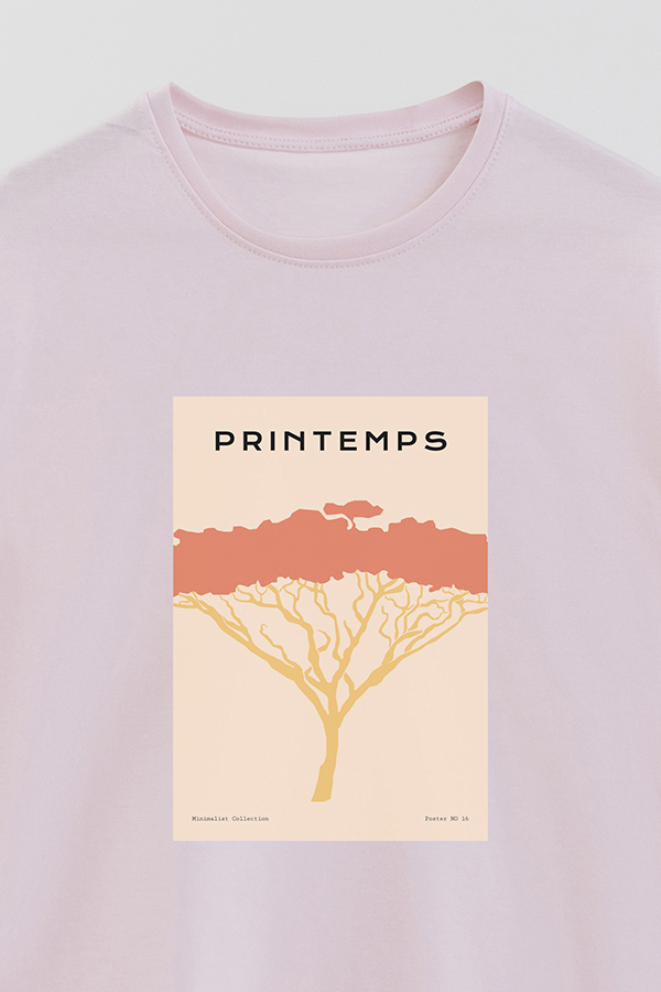 REMERA BASICA ESTAMPADA WILD NO16