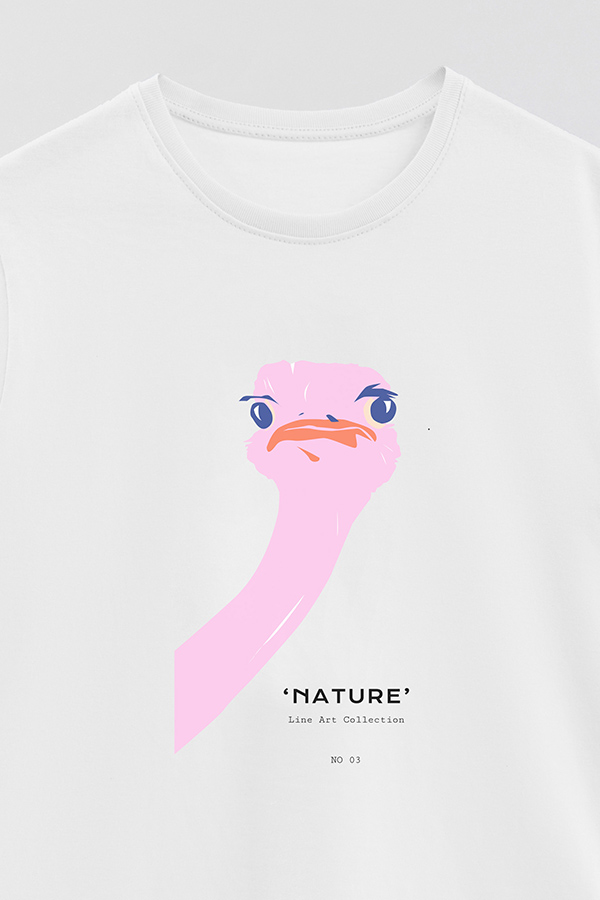 REMERA BASICA ESTAMPADA WILD NATURE