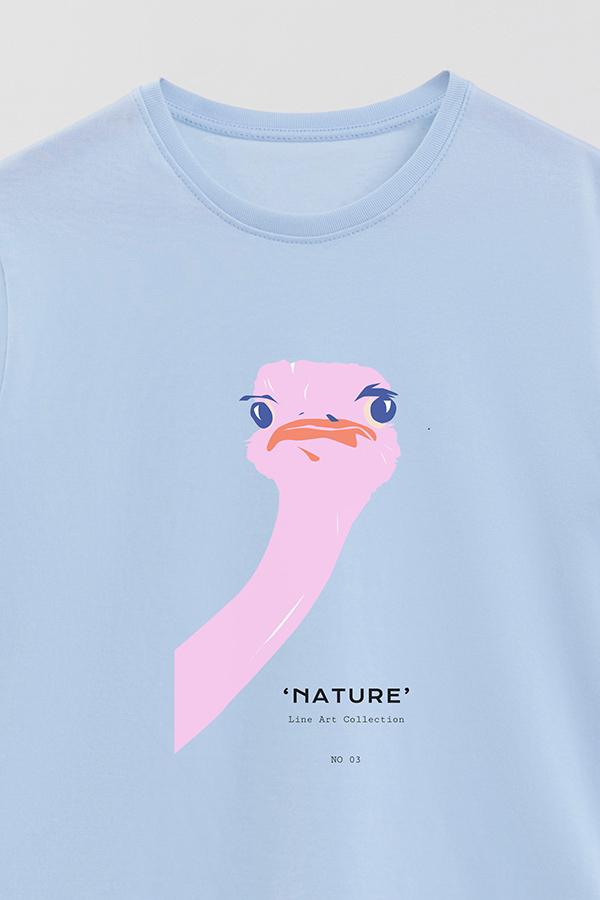 REMERA BASICA ESTAMPADA WILD NATURE