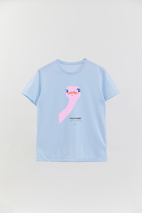 REMERA BASICA ESTAMPADA WILD NATURE