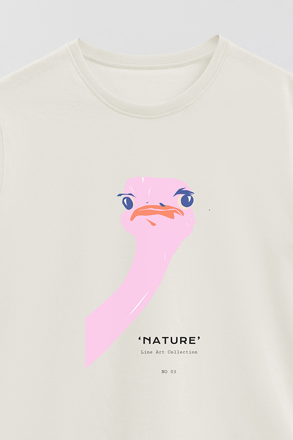 REMERA BASICA ESTAMPADA WILD NATURE