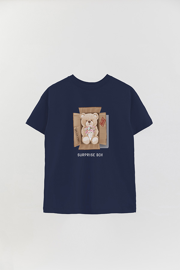 REMERA OVER ESTAMPADA UNISEX SURPRISE BOX