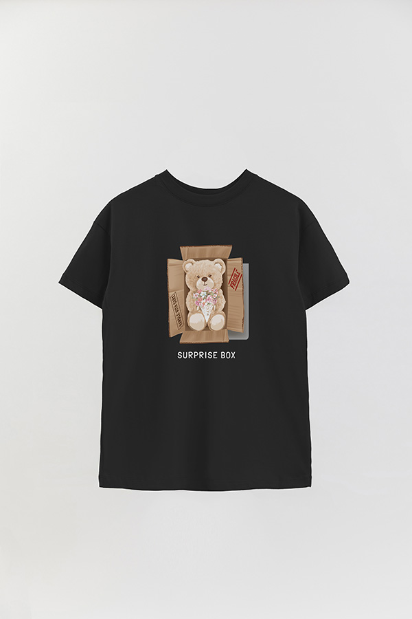 REMERA OVER ESTAMPADA UNISEX SURPRISE BOX