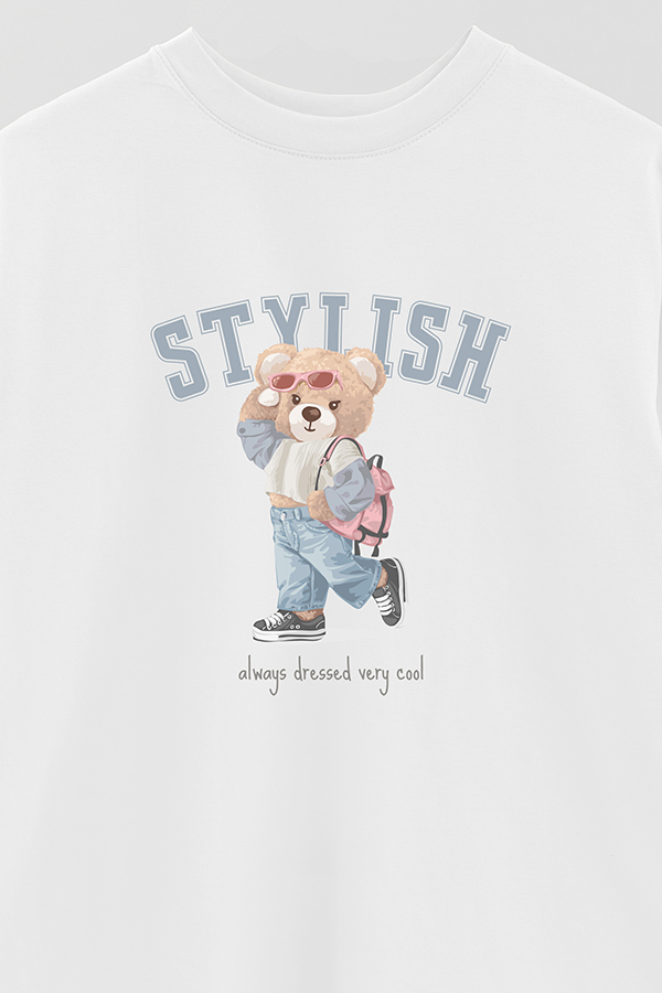 REMERA OVER ESTAMPADA UNISEX STYLISH